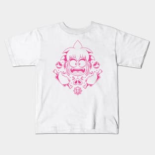 Pink Hair Child Kids T-Shirt